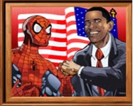 Sort my tiles Obama and Spiderman pókember játékok