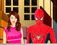 Spiderman kissing online pókember játék